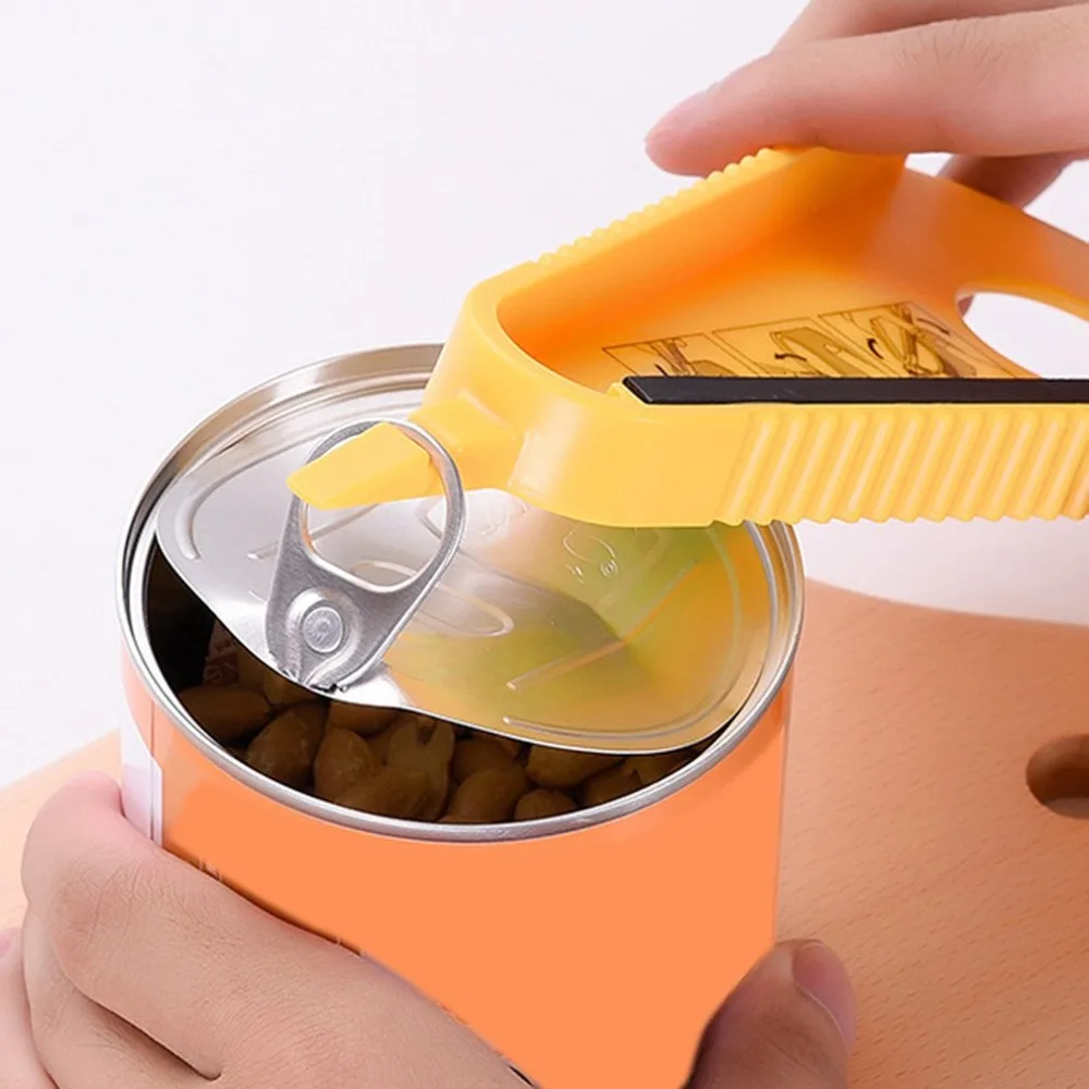 Household Multi-Function Can Opener Manual Can Opener Pull Ring Screwdriver Portable Practical Can Opener