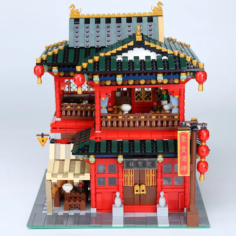 3267 шт. Детский развивающий конструктор MOC в виде красивой таверны|Блочные