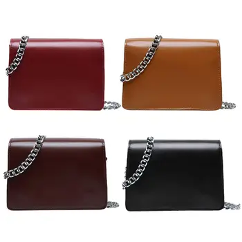 

New Fashion Handbags Classic Delicate Texture Fashion Solid Color Crossbody Handbag Women Leather Chain Shoulder Messenger Bag
