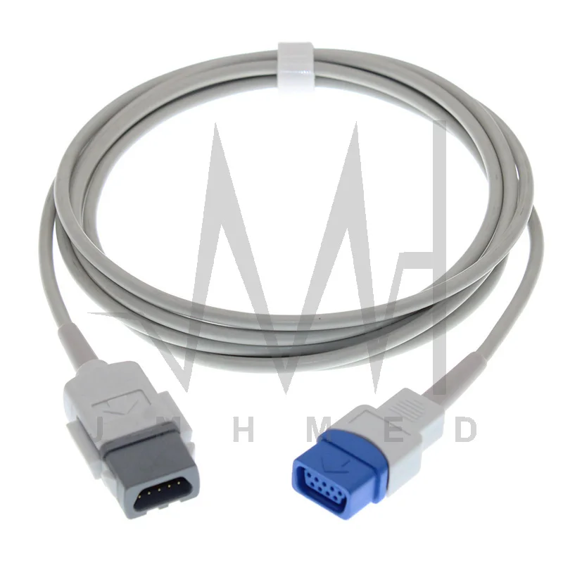 

Кабель адаптера для датчика Spo2 GE-Datex-Ohmeda Monitor, линия насыщения кислородом в крови, кабель-удлинитель для датчика Trusignal DB 9P