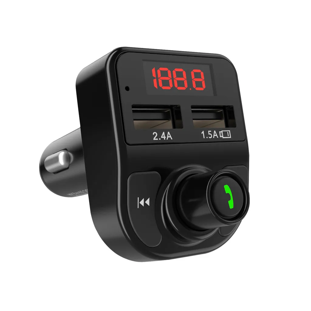 Автомобильный прикуриватель Bluetooth fm-передатчик MP3 плеер Радио адаптер Комплект USB зарядное устройство двойной USB быстрое зарядное устройство автомобильные аксессуары# Ger
