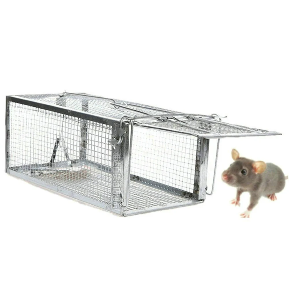 

Reusable Rat Trap Heavy Duty Mouse Pest Animal Mice Hamster Cage Control Bait Rodent Repeller Catch MouseHamster Mouse Trap