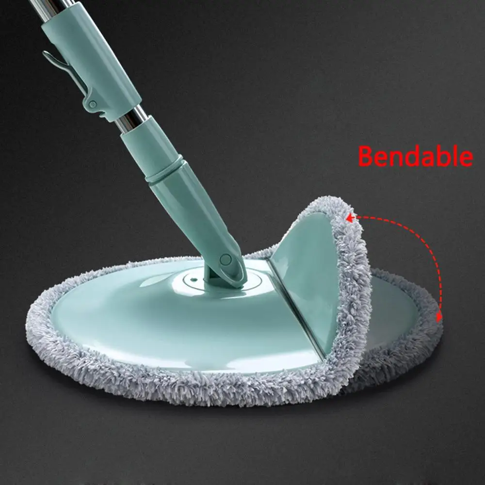 

Magic Floor Mop Bucket Head 360°Rotating Head Easy Replacement Head Microfiber Spinning Home Floor Cleaning Mop Tools #15F