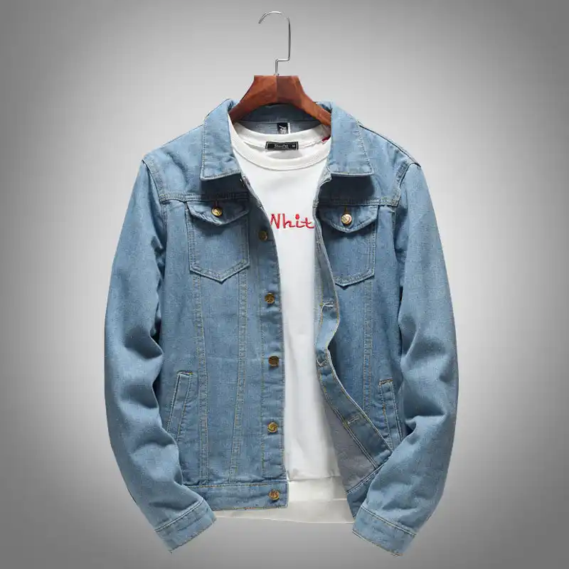 vintage blue denim jacket