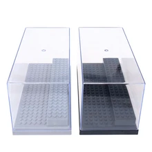 2021 expositor caso/caixa dustproof vitrine para acrílico caixa de exibição de plástico caso 2 etapas