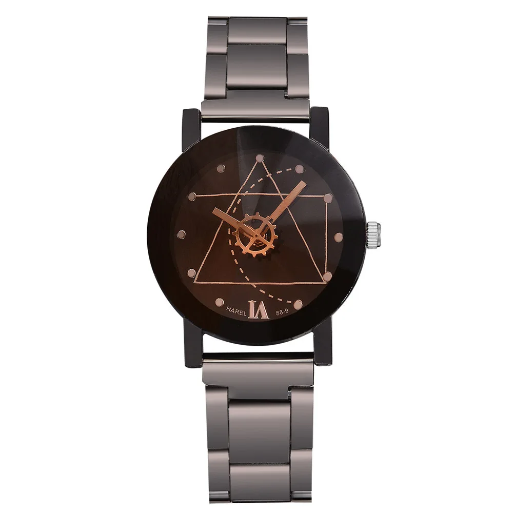 Man Woman Fashion Creative Watches Ladies Casual Quartz Stainless Steel Reloj Top Brand Luxury Male Female Gift Relogio Feminino