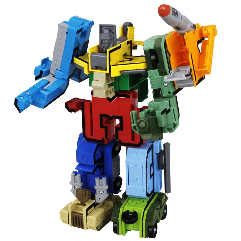 

New Music New Goood 2806 Jingang Fit Educational Robot Assembled Boy 3-6-Year-Old Children Building Blocks Toy