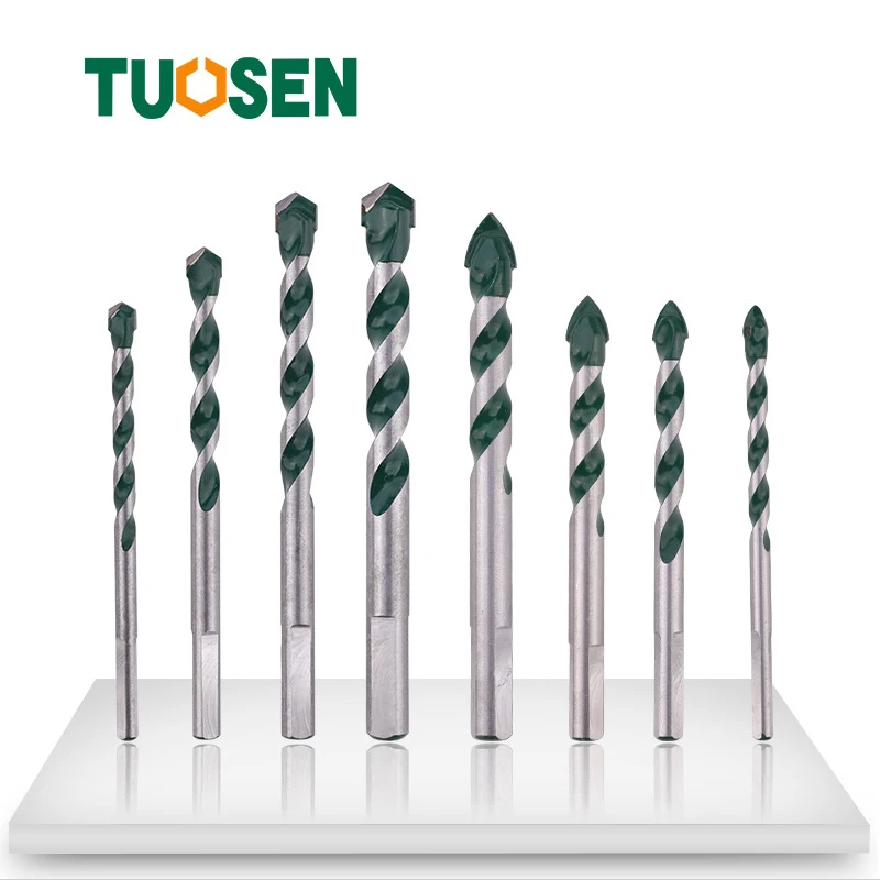 

10/5pcs Overlord Drill Marble Triangle Tile Drill Hard Alloy 6-12mm Wall Tile Concrete Drilling Bit Hand ElectricTwist Drill