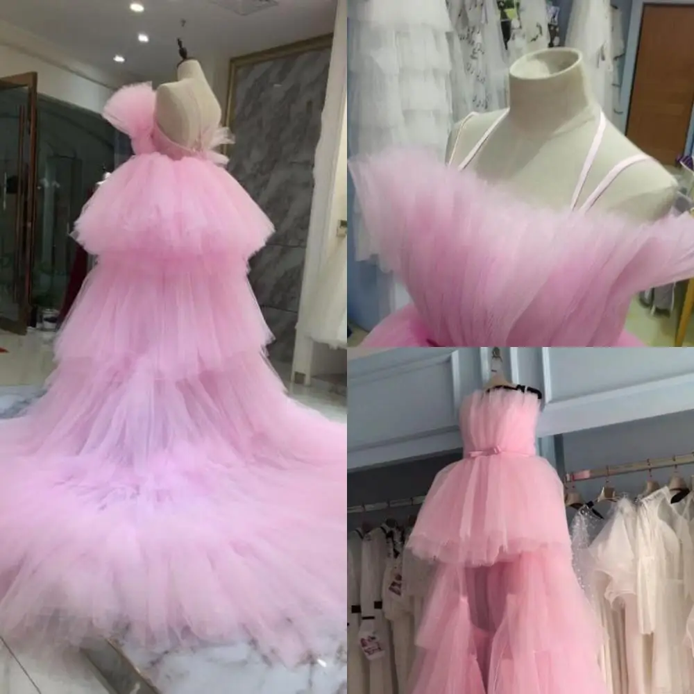 

Gorgeous Evening Dress Removable Tail Formal Evening Dresses Robe De Soiree Evening Gown Strapless Lace Vestido De Festa