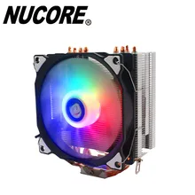 Ventilateur magique 4 caloducs à contrôle de vitesse intelligent, pour intel 1155 1156 1366 rgb cpu cooler