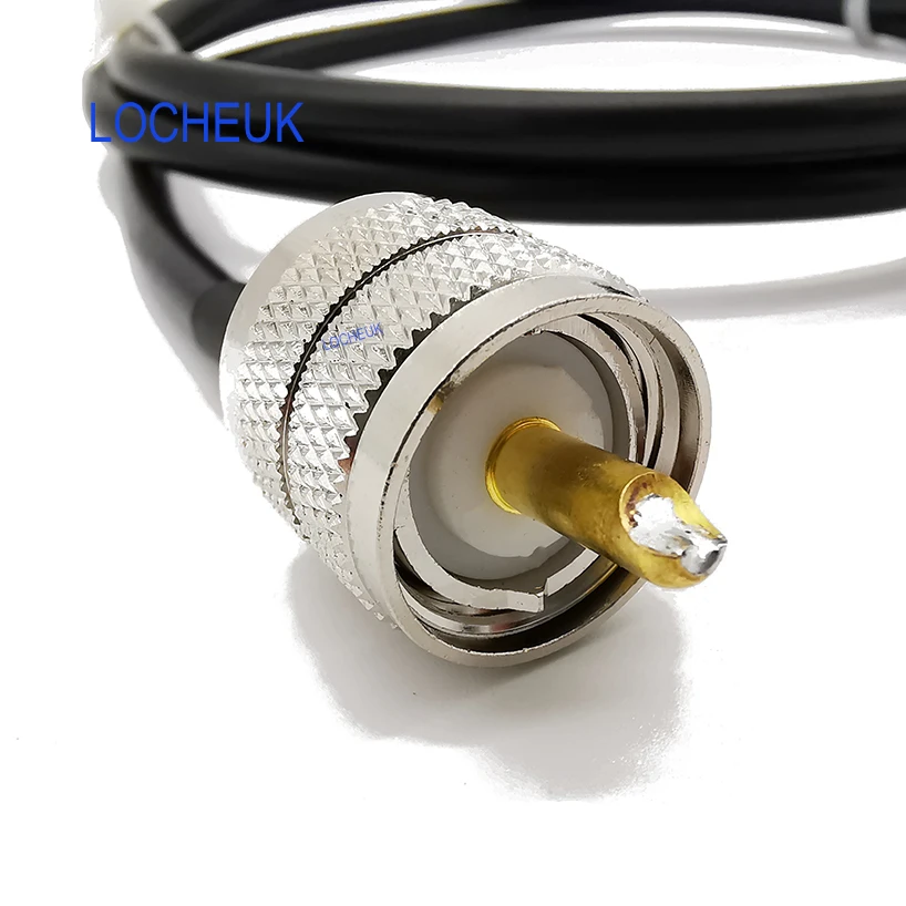 RF LMR200 UHF штекер к цифровой Coax перемычка Кабель HAM & CB радио антенный анализатор 1 м 3