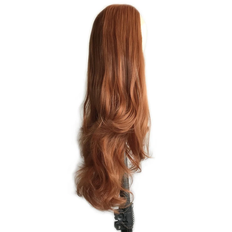 RONGDUOYI Длинные оранжевые волнистые волосы кружевные передние парики для женщин натуральные волосы синтетические 26 дюймов Жаростойкие Волокна Кружева передние парики