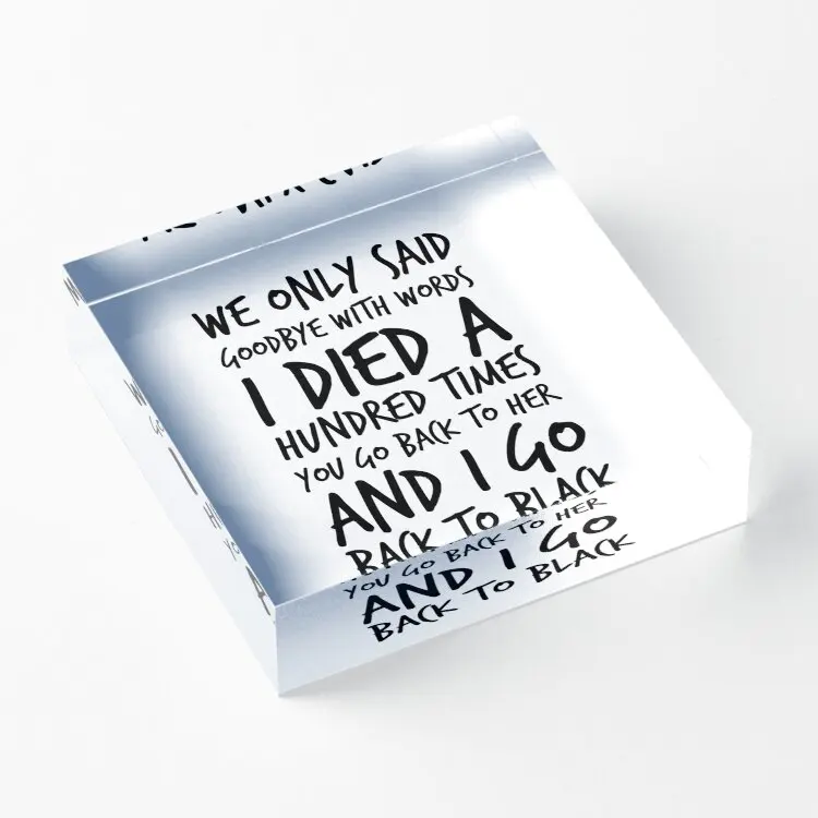 

Наклейка на заднюю панель из черного акрила, украшение для спальни