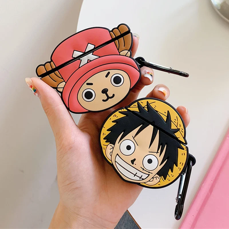 Чехол для AirPods 2 1 Apple Аниме One Piece Luffy Chopper чехол наушников силиконовый защитный