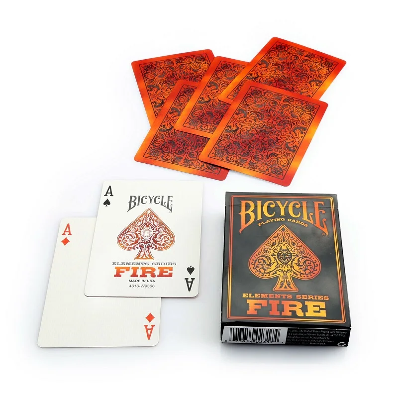 Bicycle エレメンツシリーズ ファイア デッキ Bicycle® Elements Series: Fire Playing Card Deck, Single