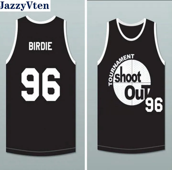 new design movie Basketball Jersey men embroidery retro Birdie Shoot Out Basketball Jersey 96 Stitched