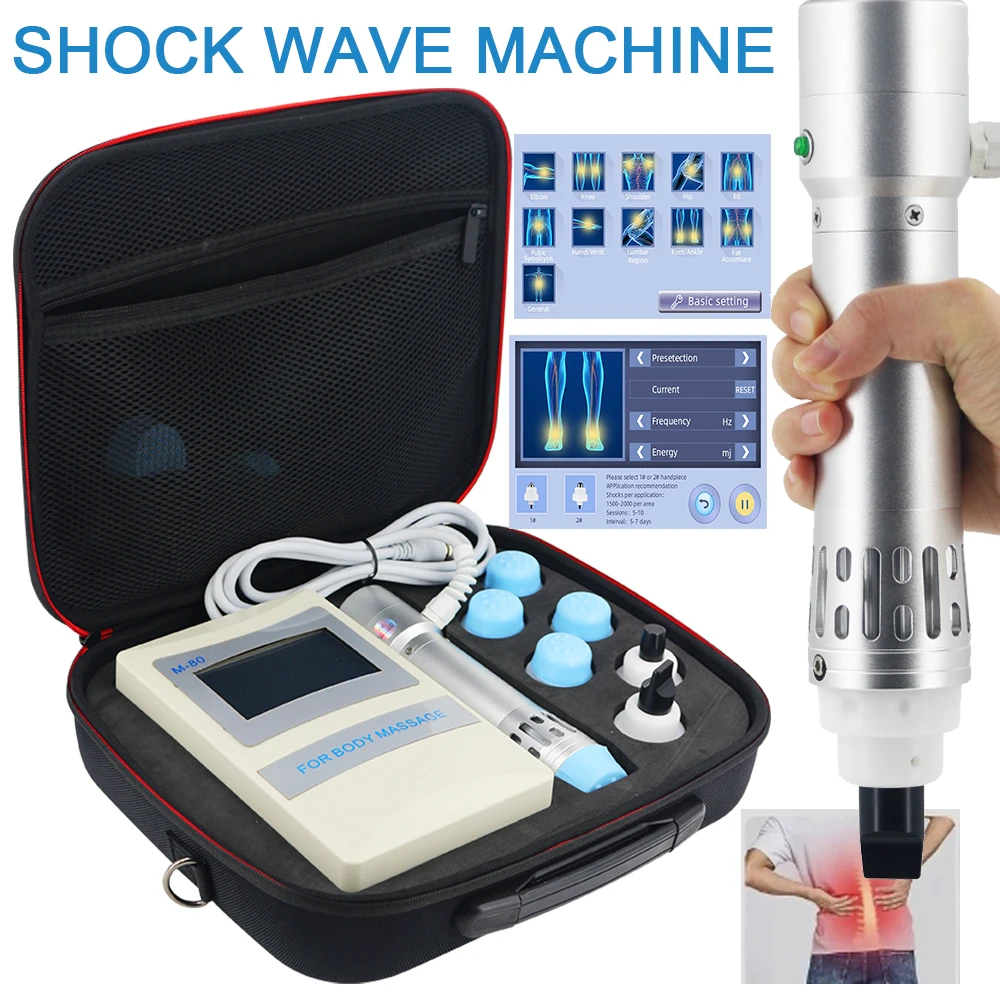 

Аппарат для физиотерапии Shockwave, инструмент для ударно-волновой терапии и расслабления тела при болях в плечах, уход за здоровьем, массажер