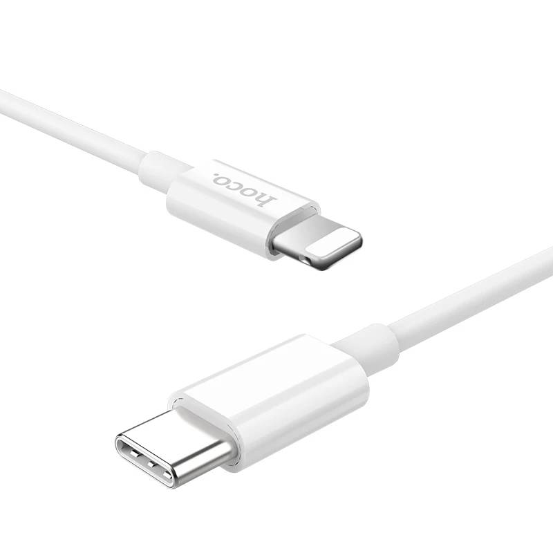 HOCO 18 Вт PD usb type C кабель для iPhone X Xr XS Max type C зарядный кабель для iPhone 7 8 6 Plus iPad кабель для передачи данных
