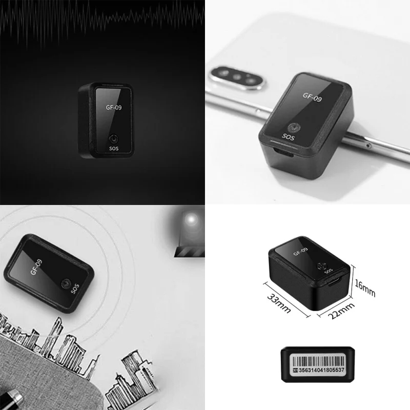  Verbesserte GF-09 Kleine GPS Tracking Gerät APP Control Anti-Diebstahl Lokalisierung Gerät Magnetis