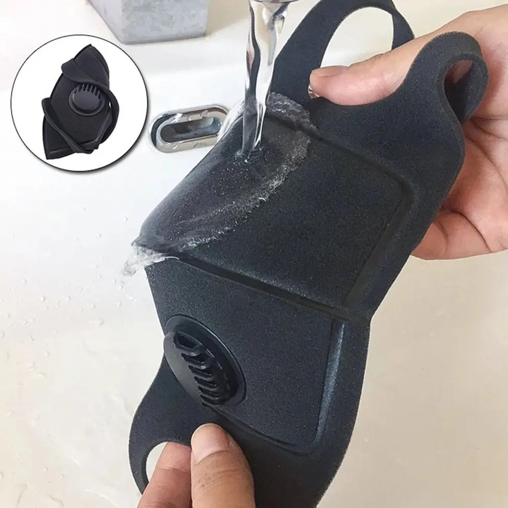 Pm2.5 With Breathing Valve Mask Dust And Fog Masks Three-Dimensional Sponge Mask Adult Children'S Mask