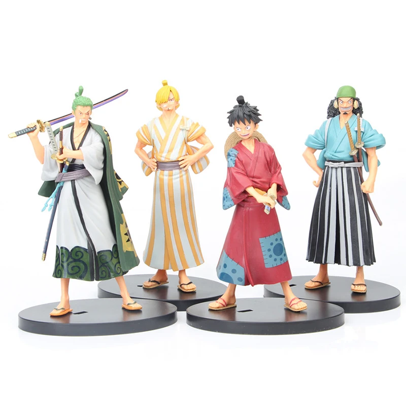 18 Cm One Piece The Grandline Men Roronoa Zoro Vinsmoke Sanji Land Of Wano Country Ver Action Figure Pvc Collection Model Toy Action Figures Aliexpress