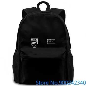 

New Nueva Zealand Rugbing Jersey Hot New Print Mens The women men backpack laptop travel school adult student