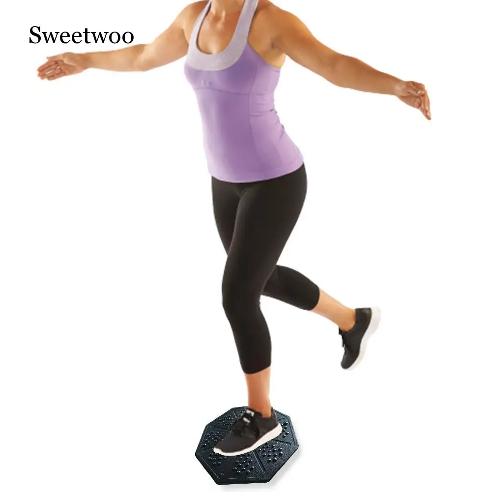 Тренажер для фитнеса Wobble Balance Board с вращением на 360 градусов массажные диски йоги