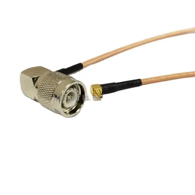 New Modem Coaxial Cable Tnc Male Plug Right Angle To Mmcx Male Right