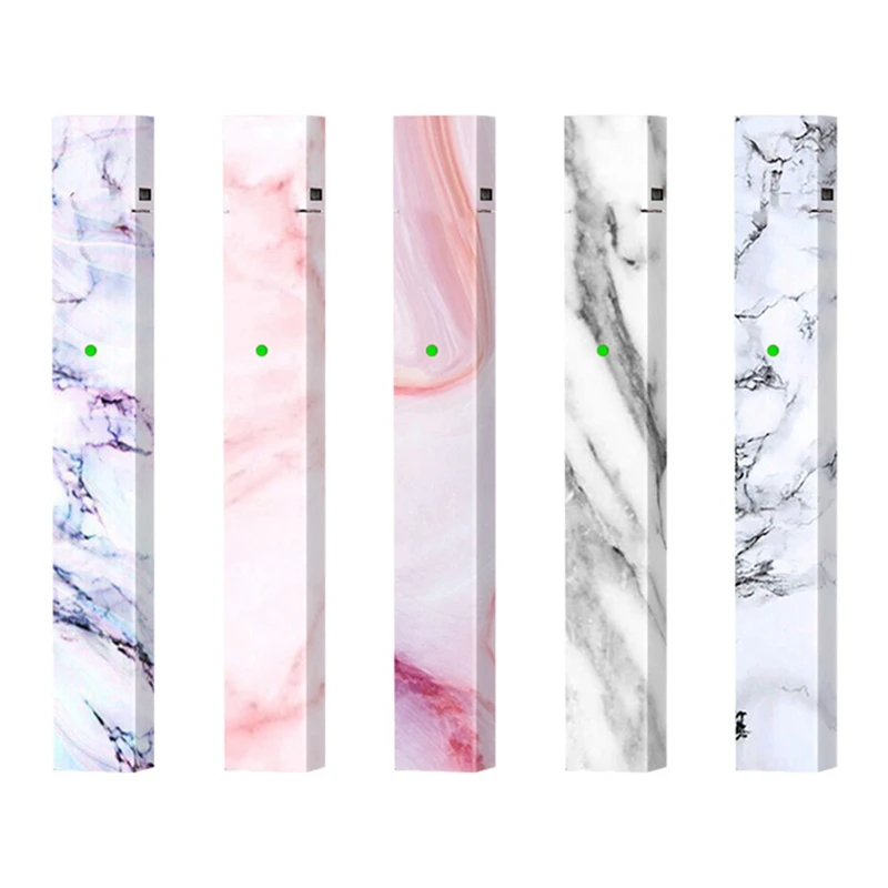 Тонкие водонепроницаемые ПВХ наклейки с имитацией мрамора для аксессуаров Juul