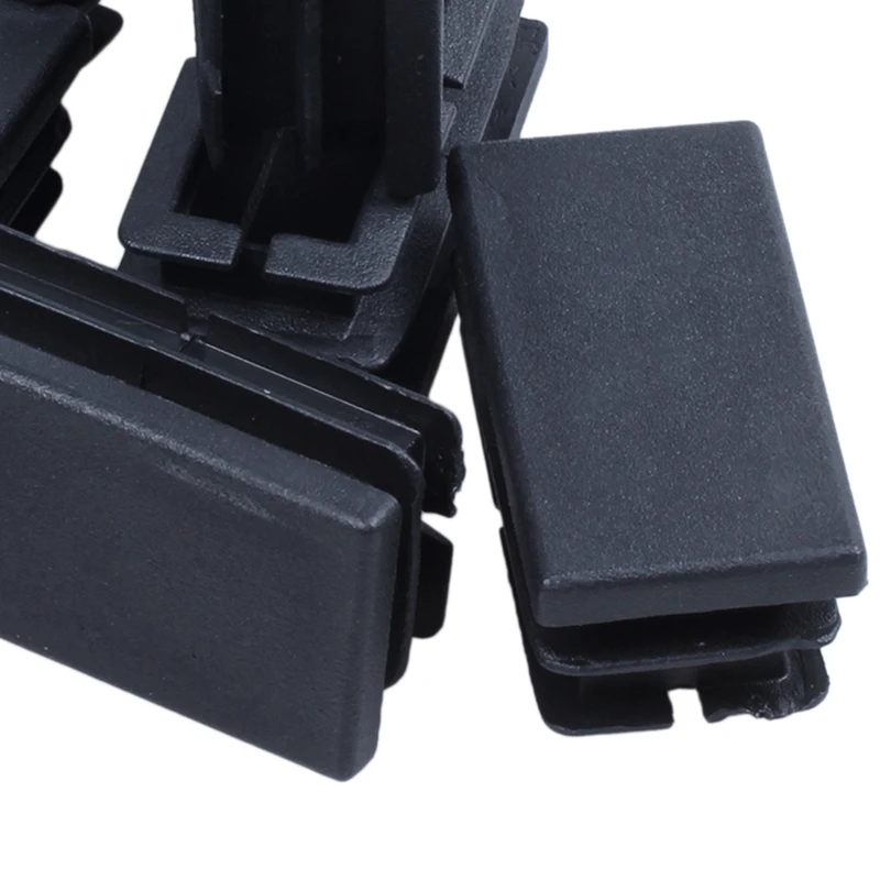8 шт черные пластиковые прямоугольные защитные Заглушки вставки 20 мм x 40 мм