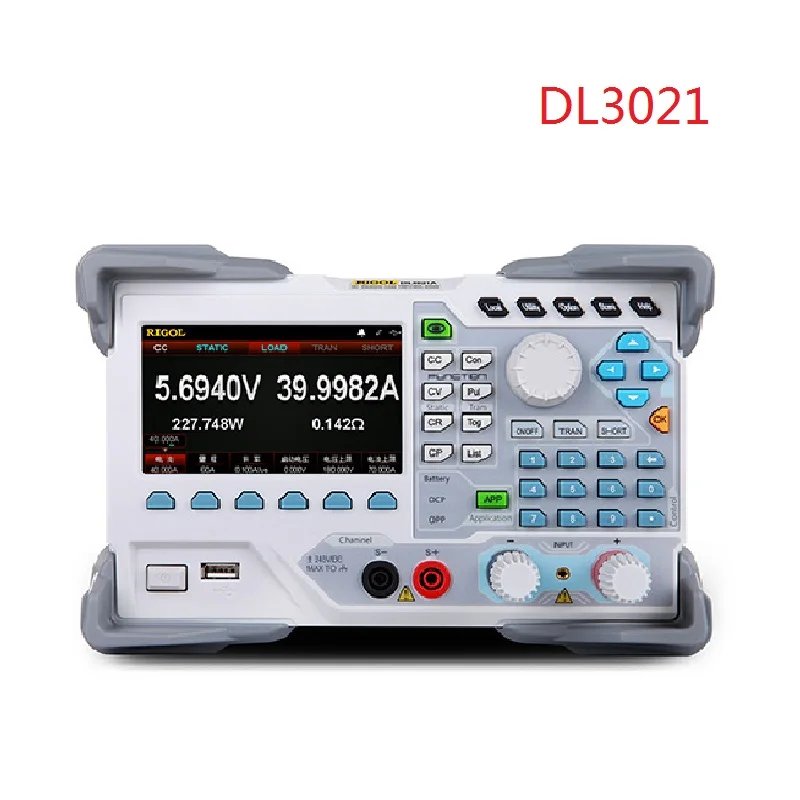 

RIGOL DL3021 Single Channel Programmable DC Electronic Load 200W/150V/40A/15kHz with 4.3-inch TFT LCD