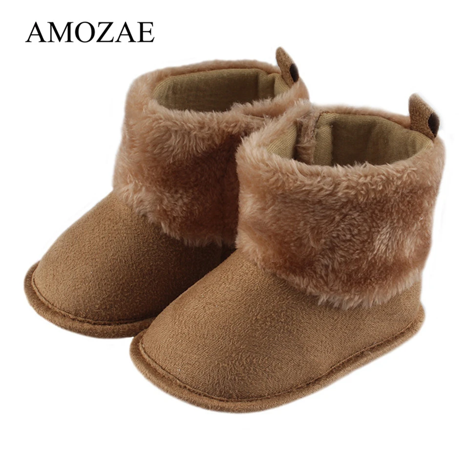 Newborn Baby Boots Baby Boys Cotton Boots First Walkers Baby Girls