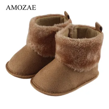 

Newborn Baby Boots Winter First Walkers Tassel Baby Girls Shoes Snow Super Warm Prewalkers Soft Sole Booties prewalker Booty