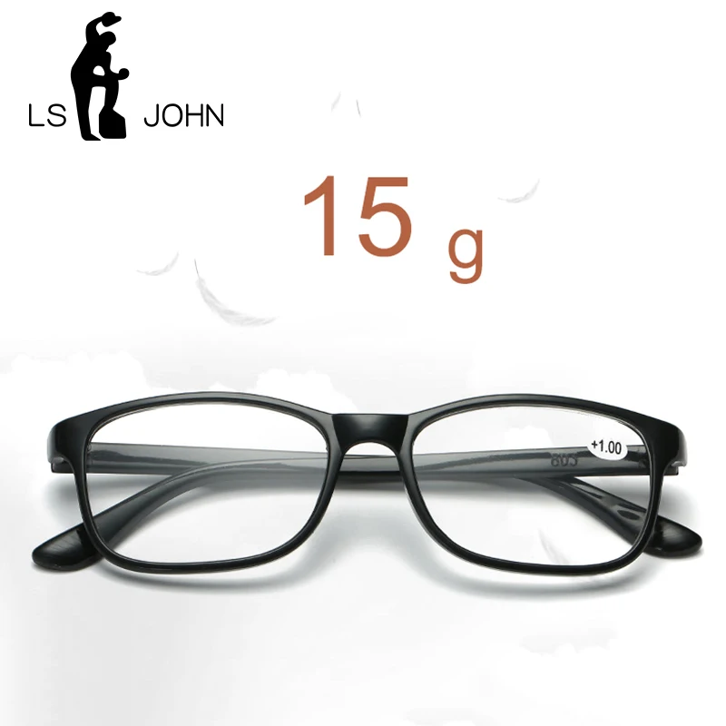 Очки для чтения LS JOHN TR90 мужчин и женщин ультралегкие пресбиопические очки с