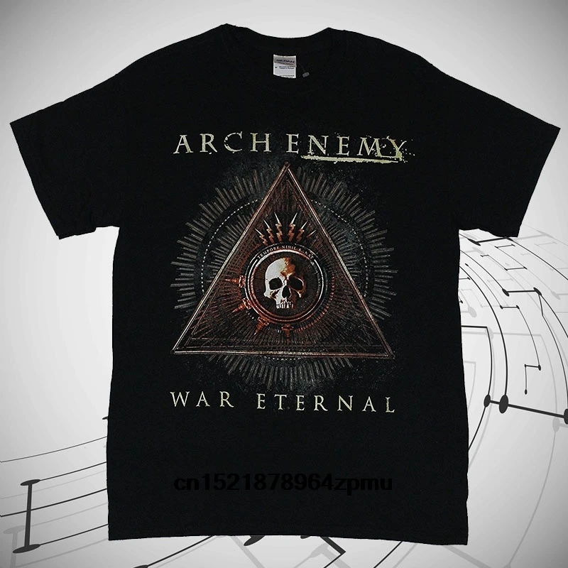 Мужская футболка Arch Enemy s War Eternal triangle Beaming Skull крутая забавная новинка для мужчин |