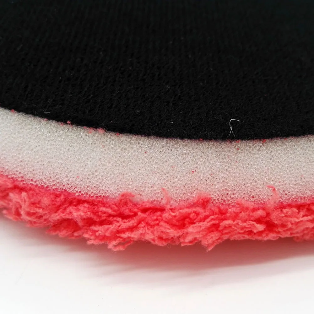 3/4/5/6/7Inch Self-adhesive Microfiber Polishing Wheel For DA/RO/GA Car Polisher Automotive Polishing Berets for Cars Body Polis