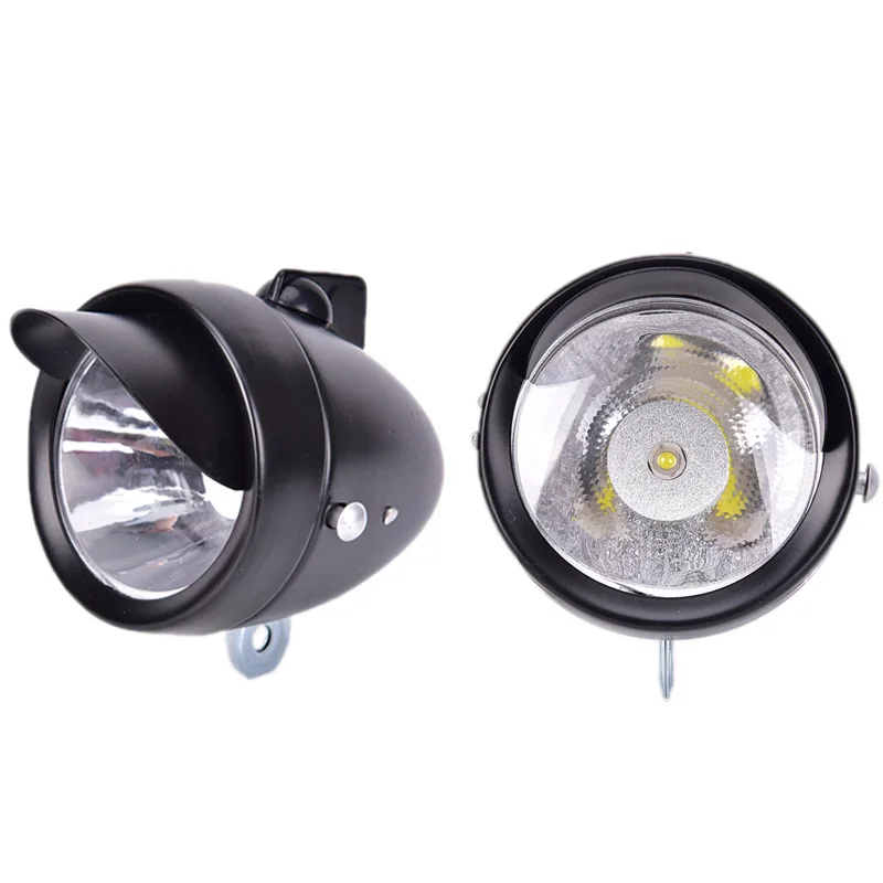 Retro Bicycle Bike Front Light Headlight Vintage Flashlight Safety Headlamp Dark Night Lamp Flash Lighting Outdoor