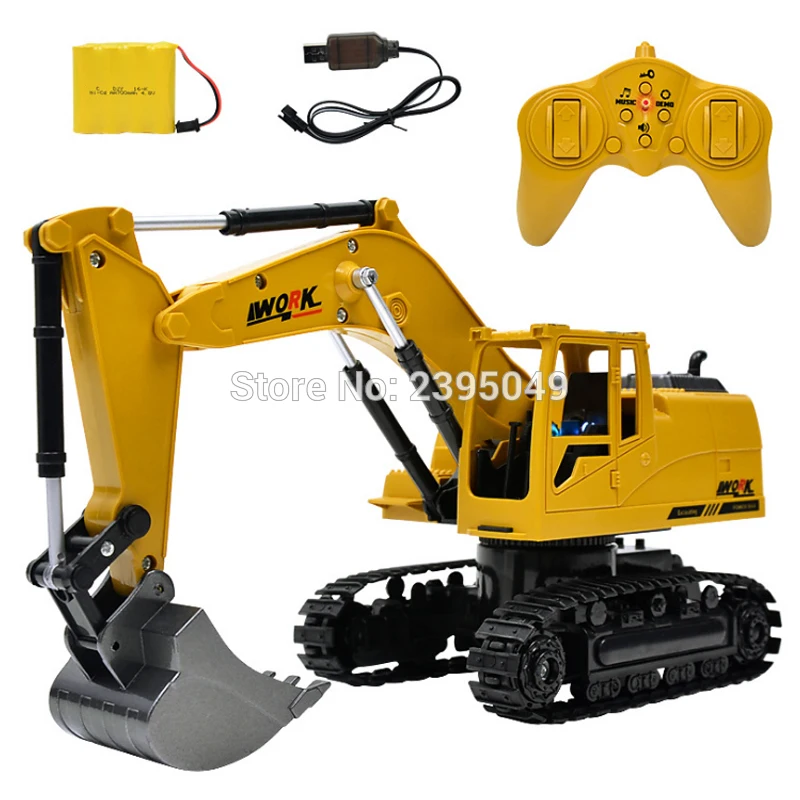 New Remote Control Plastic Excavator Remote Control Constructing Truck