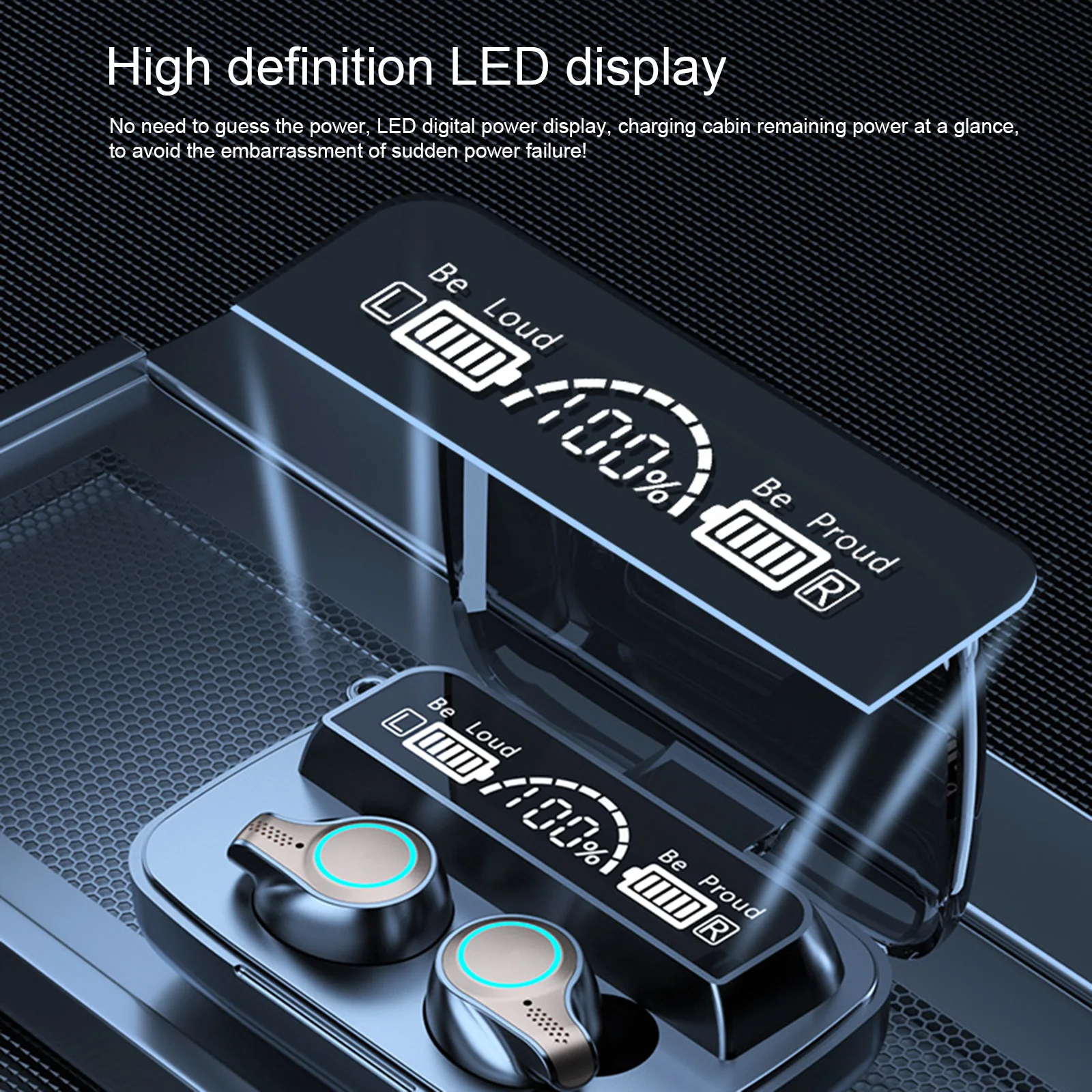 TWS Wireless Earphones Bluetooth Headphones Sport Earbuds Noise Cancelling Music Headset With Mic Earpiece For Iphone Xiaomi