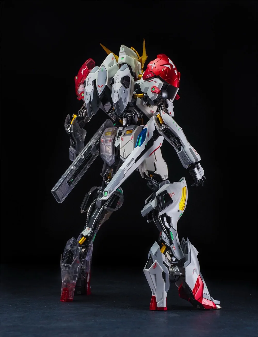 ZZX модель 1/100 MG HIRM ASW-G-08 Barbatos Lupus gunдамба двойные доспехи металла DZ002