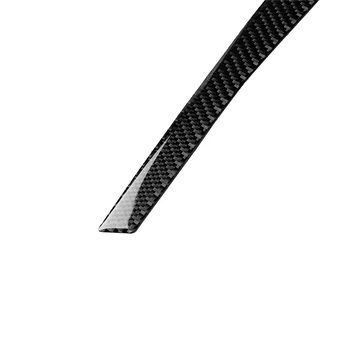 

2pcs Side Mirror Trim Decal Carbon Fiber Decor Practical Brand New High Quality