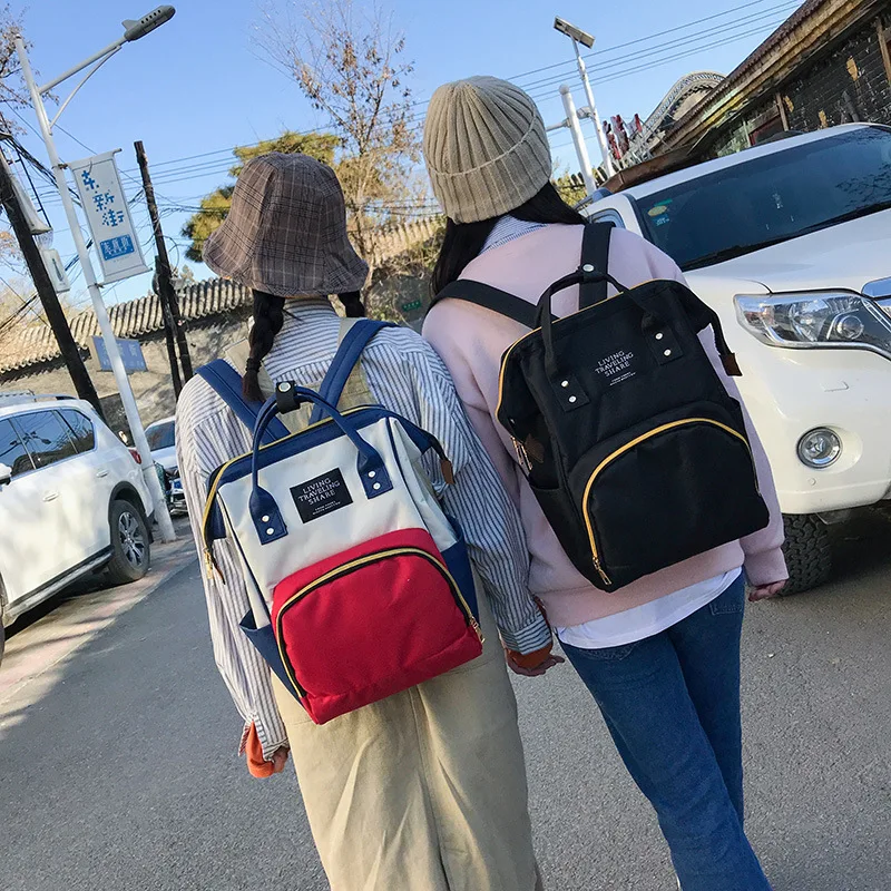 

Fashion Mummy Bag Backpack Multifunction Large Capacity Mom Backpack Mochila Escolar Girl Laptop Backpack School Bag Teen