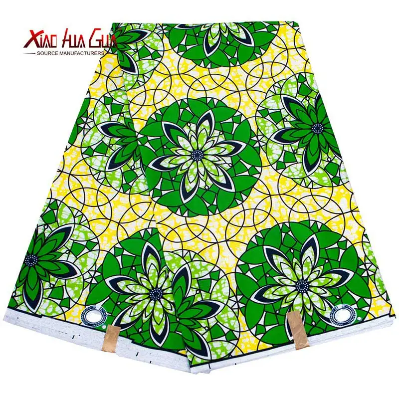 

2020 Fabric African polyester printed floret coat African floor coat wax high quality 6 yards /lot African fabric garment FP6420
