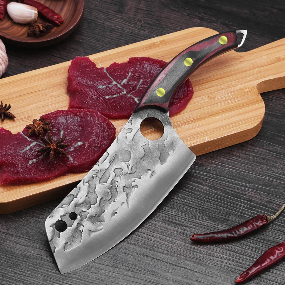 https://ae01.alicdn.com/kf/Hea2cd3aac56d46eeaef4a77e9ddb10fdJ/XYJ-7-Inch-Full-Tang-Meat-Knife-Chef-Kitchen-Small-Cleaver-Ergonomic-Wooden-Handle-Hammered-Blade.jpg