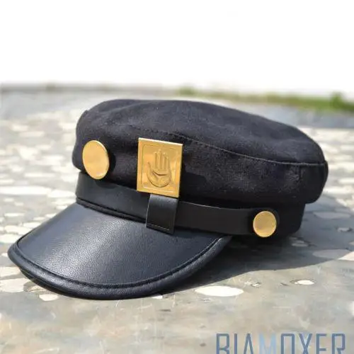 Bimaoxer-Anime-JoJo-s-Bizarre-Adventure-Jotaro-Kujo-Joseph-Army-Military-JOJO-Cap-Hat-Badge-Animation (1)