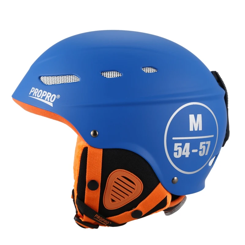 Blue M Дропшиппинг-Propro лыжный шлем ультралегкий цельно-Формованный взрослый теплый шлем для мужчин и женщин сноуборд моноборд скейтборд снег Skatie N - Цвет: Blue M