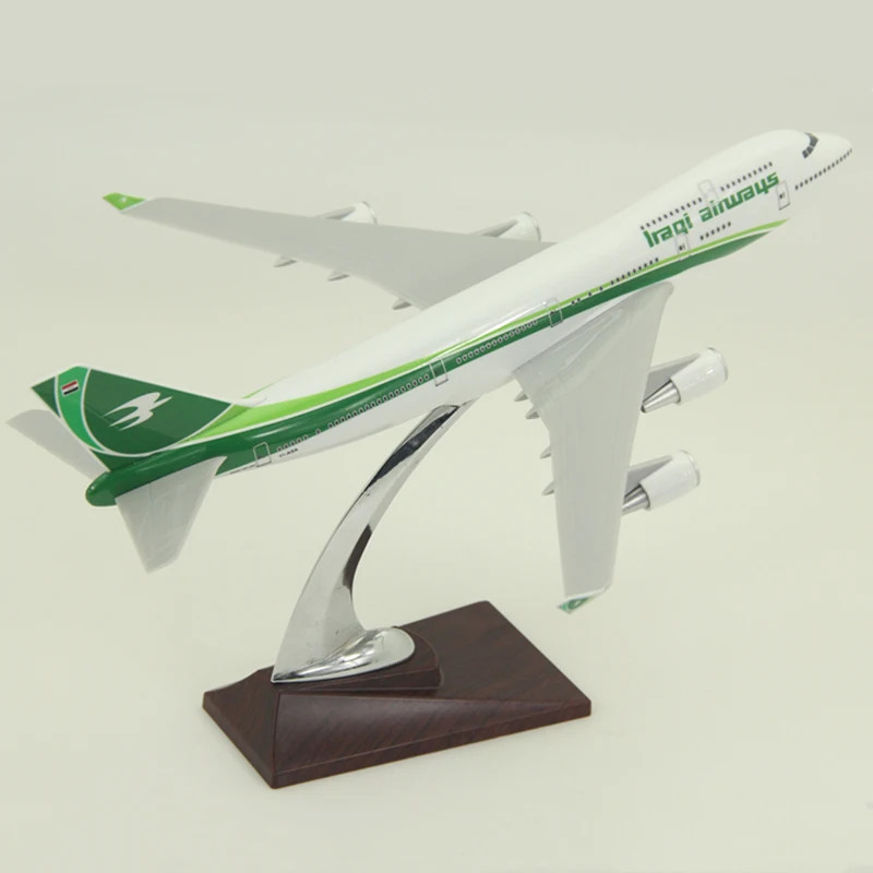 30 см 1:200 Масштаб Самолеты Iraqi Airways Boeing 747-400 Модель самолета Модель самолёта из смолы коллекционные украшения подарки