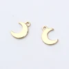10pcs Face Crescent Moon Star Earring Charms Alloy Findings Simple Fashion Earrings Bracelet Pendant Jewelry Making Accessory ► Photo 2/6