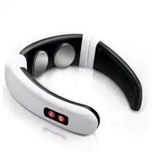 cervical massager Electric Pulse Neck Massager Power Control Far Infrared Heating Pain Relief Tool Health Care Relaxation health care smart rechargeable usb infrared heating neck massager electric relax cervical treatment acupuncture stimulator