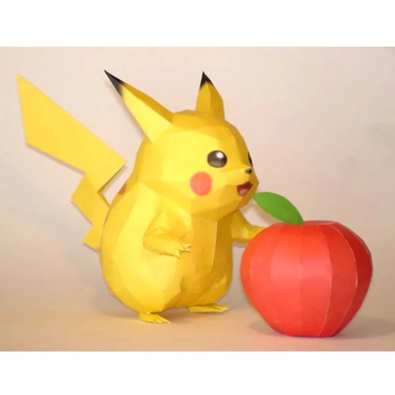 

Pokemon Pikachu Pet Elf Paper Model Handmade DIY Students Activity